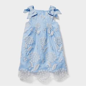 Janie And Jack Juno Valentine Shimmer  Organza Dress Size 4 T